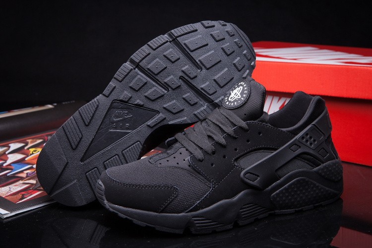 Nike air huarache noir daim Clearance