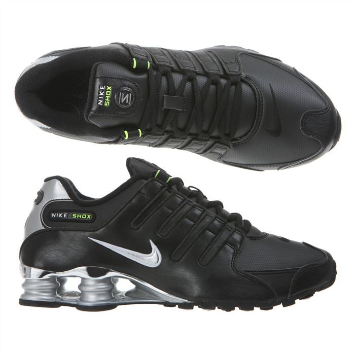 nike shox noir or